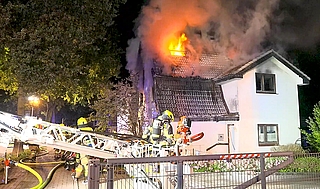 Die Feuer war in einem Wohnhaus an der Elmshorner Straße ausgebrochen. (Foto: Florian Sprenger) 