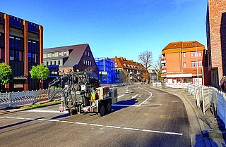 Aktuell laufen noch Restarbeiten in der Feldstraße. (Foto: Strandmann)
