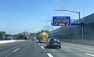 Die Autobahn wird von Heimfeld bis zur Anschlusstelle Stellingen gesperrt. (Foto: Frank)