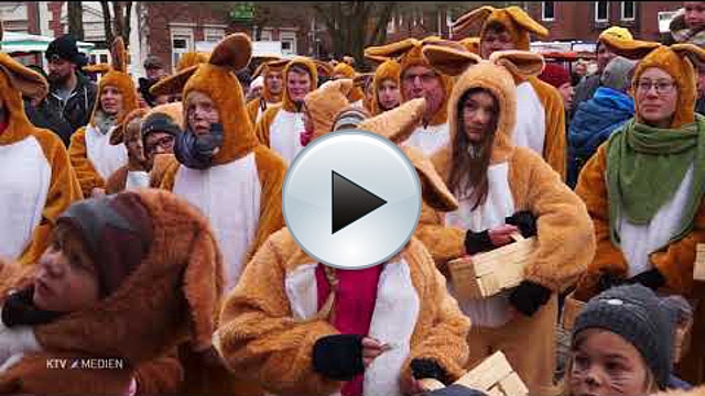 Osterhasenalarm in Niebüll