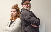 Nehmen die Absage der Stadt nicht einfach hin: Svenja Krause, Vorsitzende des Vereins Apollo Kultur, und Schriftführer Henrik Pohlmann. (Foto: Frank)