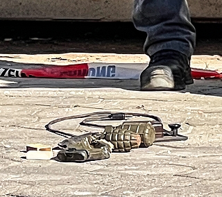 Diese Übungsgranaten tauchten in einer Munitionskiste auf. (Foto: GAB, Julian Jenkel)