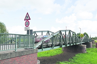 Für den motorisierten Verkehr wird die Brücke vom 9. bis 12. September jeweils von 8 bis 16 Uhr gesperrt. (Foto: Frank)