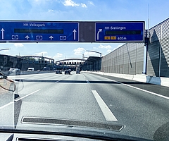 Die A7 wird zwischen Heimfeld und Stellingen (Foto) gesperrt. (Archiv: Frank)