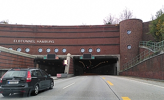 Auch der Elbtunnel ist am Wochenende dicht. (Archiv: Frank)