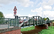 Die Drehbrücke in Klevendeich ist gesperrt. (Archiv: Frank)