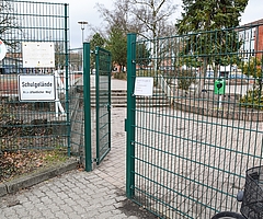 Auf dem Gelände der Rosenstadtschule in Uetersen hat es gebrannt. (Archiv: Frank)