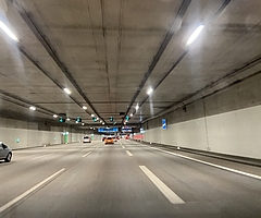 Die A7 wird gesperrt. (Foto: Frank)