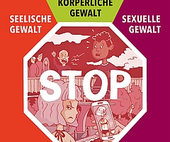 Mit diesem Plakat wollen Vereine und Verbände Kindern helfen, sich nach der Erfahrung von Gewalt Hilfe zu suchen. (Grafik: Kreis Pinneberg)