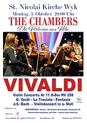 Kammerkonzert: The Chambers - die Virtuosen aus Köln